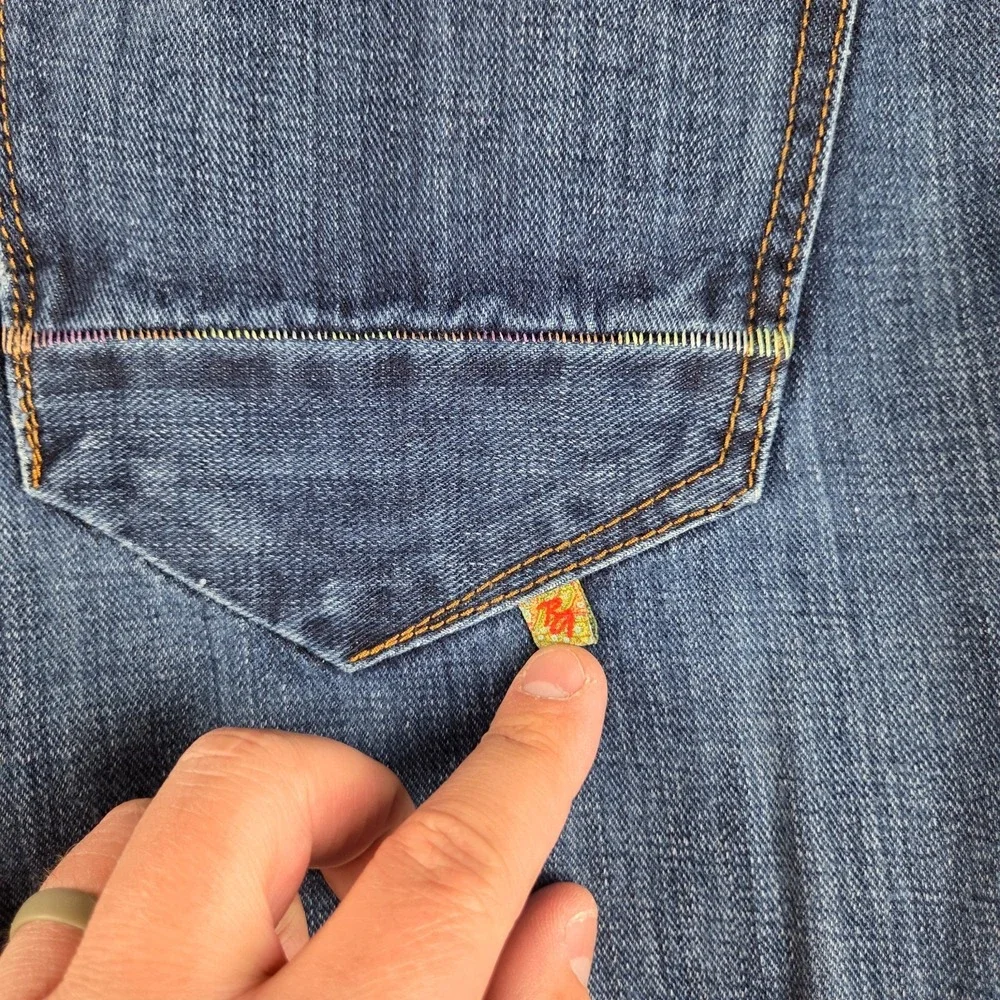 Robert Graham Jeans Mens 38 (37x34) Blue‎ Yates Straight Leg Denim